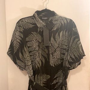 NWT Disturbia Fern Midi Shirt Dress